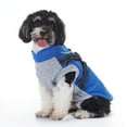 thumbnail image 5 of Small Dog Jacket with Harness,Pet Coat Cold Weather Warm Vest Jacket,Dog Waterproof Windproof Cotton Costume for Puppy Small Medium Dogs Blue XL, 5 of 6
