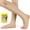 Beige, variant on 20-30 mmHg Open Toe Zipper Compression Socks, Firm Graduated Knee High Support for Varicose Veins, Edema & Post-Surgery, 1 Pair