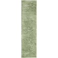 thumbnail image 1 of Unique Loom Floral Shag Floral Vine Design Rug 2' 7 x 10' Runner in Green, 1 of 1
