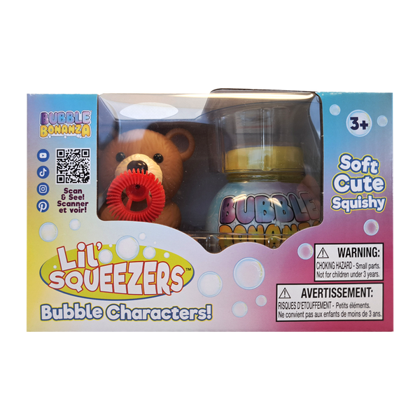 Lil Squeezers &nbsp;with 3.5 ounces solution - Brown Bear