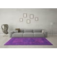 thumbnail image 3 of Ahgly Company Indoor Rectangle Abstract Purple Modern Area Rugs, 5' x 7', 3 of 4