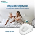 thumbnail image 3 of Zorbi Biodegradable Commode and Bedpan Liner Bags with Super Absorbent Pads, White, 20 Count, 3 of 8