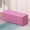 Pink, variant on PU Leather Shoe Bench,Rest Area Waiting Chair,End of Bed Bench with Padded Seat,Ottoman Bench for Dining Room Living Room Bedroom(70x40x40cm, Blue)
