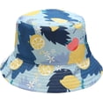 thumbnail image 1 of LinYooLi Womens Bucket Hat Fresh Fruit Pattern Reversible Men Fisherman Hat Teen Unisex Travel Sport Sun Protection Basin Hat, 1 of 8