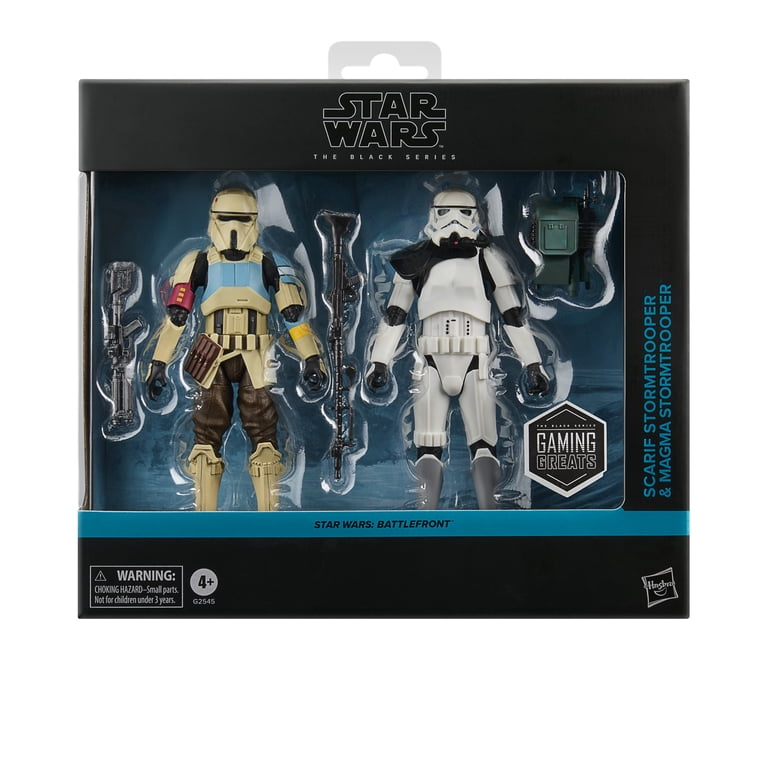 ブラックシリーズ マッドトルーパー2体セット Star Wars The Black Series Scarif & Magma Stormtrooper Action