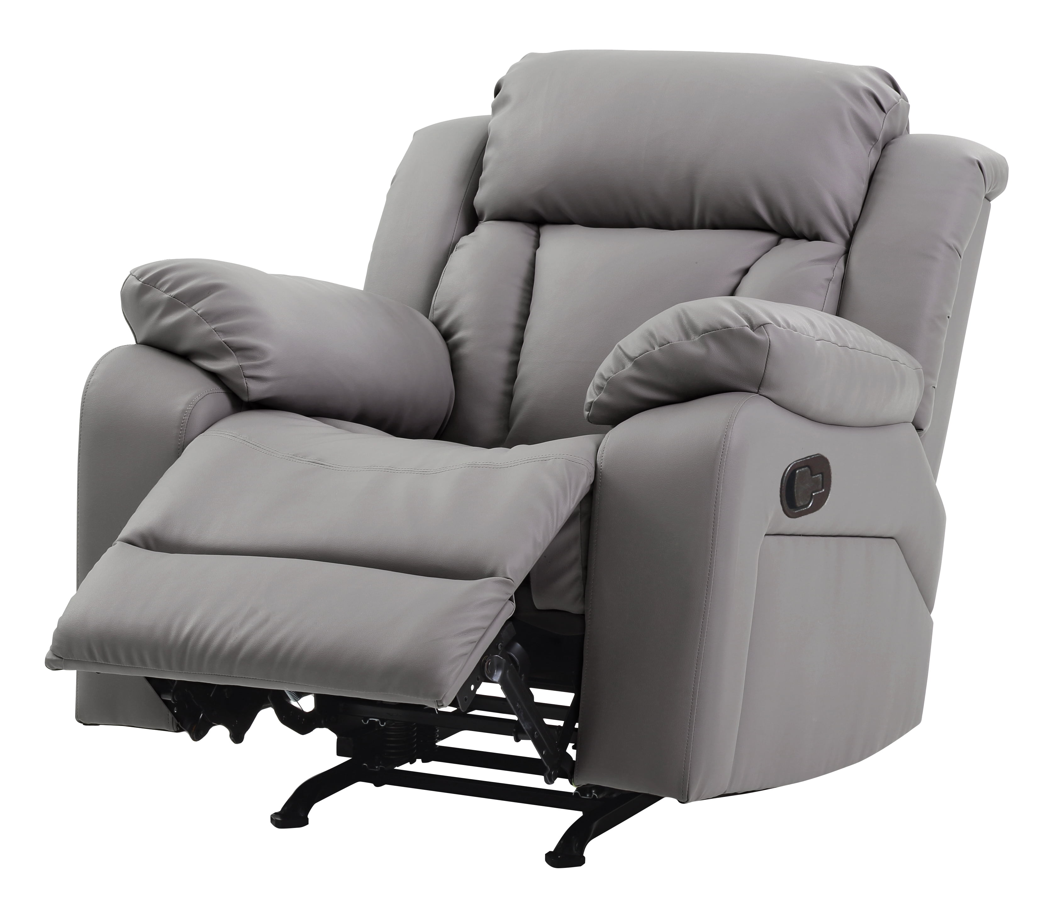 Glory Furniture Daria Rocker Recliner in Gray Color