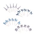 thumbnail image 1 of Paquete de 24 piezas surtidas de papel para cupcakes, decoración para tartas, selecciones de alimentos, decoración para fiestas, 1 of 9