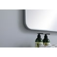 thumbnail image 5 of Soft corner metal rectangular mirror 24x40 inch in Silver, 5 of 5