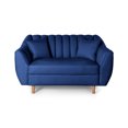 thumbnail image 2 of Sofá Love Seat 2 Plazas De Lino Azul Makora  Eliana, 2 of 7