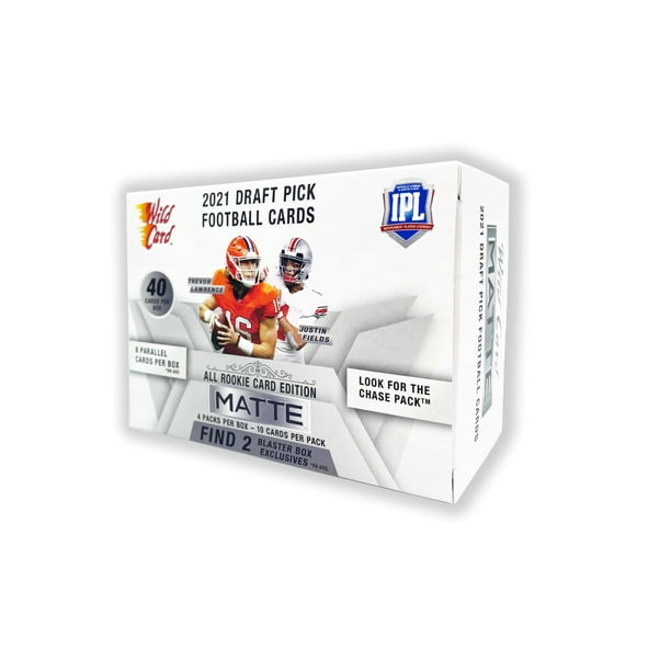 2022 Wild Card Matte Draft Picks Football Premium Blaster Box 