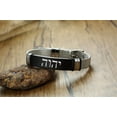 thumbnail image 4 of YHVH YHWH Jehovah Bracelet Stainless Steel Hebrew Name of God Tetragrammaton Mesh Wristband Adonai Israelite Hebrew Jewish Jewelry for Men Women, Adjustable, Silver, 4 of 7