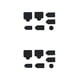 thumbnail image 2 of Seitruly Pack de 7 tapones antipolvo para consola de juegos, tapas de repuesto para 5 Negro 2piezas, 2 of 6