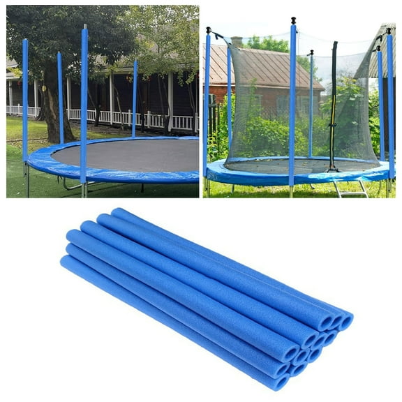 Clearance 12 Pcs Trampoline Pole Foam Sleeve 35" Length 2025 Upgrade Materials Waterproof Trampoline Poles Cover Replacement for Outdoor Accessories