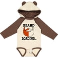 thumbnail image 3 of Inktastic Red Beard is Loading Boys Long Sleeve Baby Bodysuit, 3 of 5