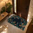 thumbnail image 6 of Door Mat, Rug for Entryway Indoor, Washable Rug, Floral Entryway Mat, Low-Profile 24X16 Inch Scalloped Edge Mat That Shields Home Floors from Debris, Perfect for Interior Entry,, 6 of 7