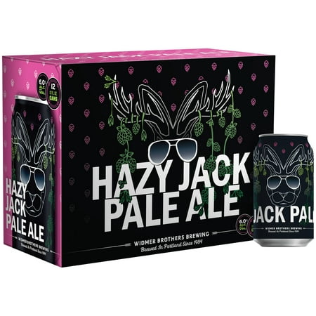 Widmer Brothers Brewing Hazy Jack Pale Ale, 12 Pack 12 fl. oz. Cans, 7.2% ABV