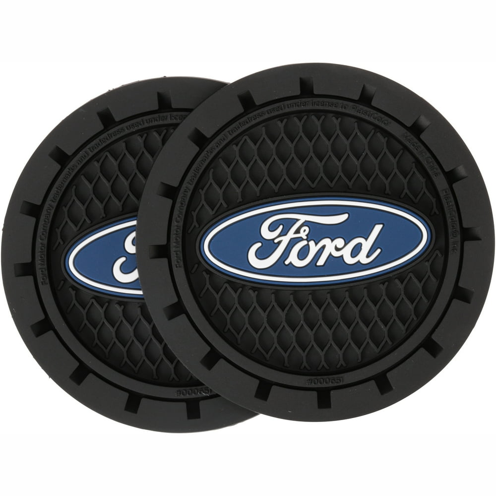 Ford Auto Cup Holder Coasters 2 ct Carded Pack