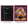 thumbnail image 4 of Bouquet of Chrysanthemums -Framed Print w/glass-Cherry Red, 4 of 7