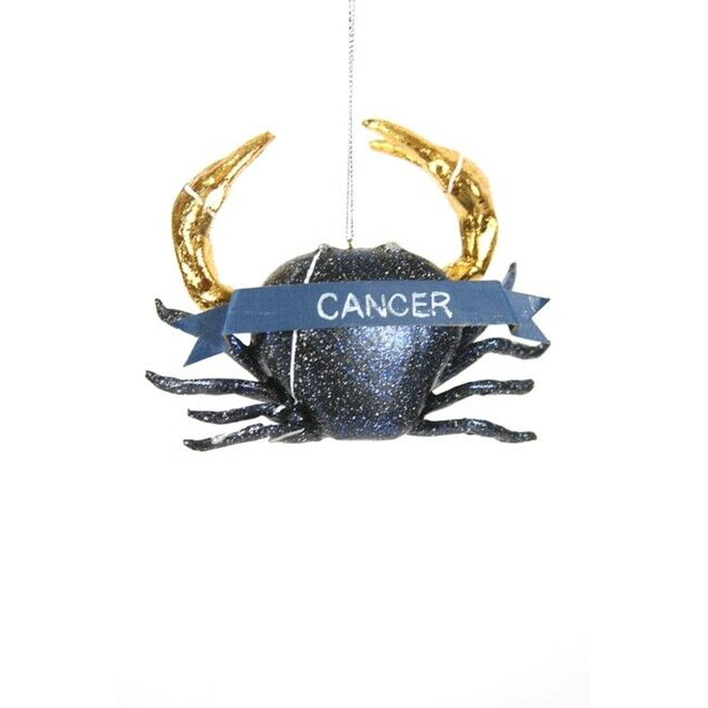 Zodiac Sign CANCER Astrology Constellation Christmas Ornament, by Cody