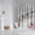 thumbnail image 2 of Shower Curtain for Bathroom Winter Snowflake Christmas Tree Bathroom Curtain Durable Beautiful Shower Curtain Hooks Included,72x72Inch, 2 of 5