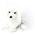 thumbnail image 4 of White Lace Dog Tutu Skirt - Pet Princess Dress for Small Dogs & Cats, Ballerina for Halloween, Birthday, Wedding & Photo Shoots, Adjustable Tulle Puppy Tutu Outfit, 4 of 7