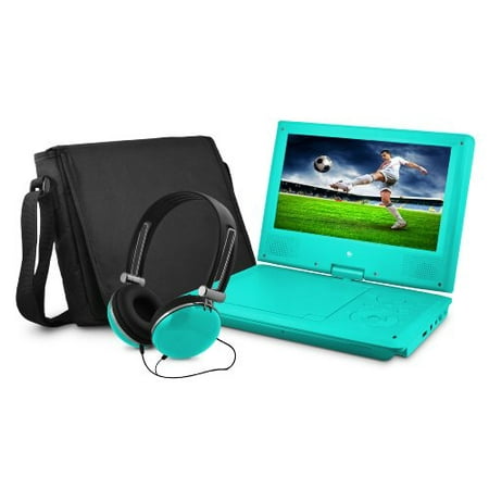 Ematic Epd909 Portable Dvd Player - 9" Display - 640 X 234 - Teal -