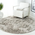 thumbnail image 2 of SAFAVIEH Ocean Amyas Solid Shag Area Rug, Light Grey, 2'3" x 4', 2 of 10