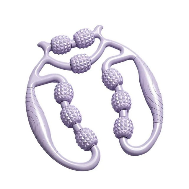 Appareil de Massage Circulaire à 9 Roues pour Jambes, Rouleau de Relaxation Musculaire des Mollets, Dispositif de Compression Centripète 360, Œdème et Pincement, Équipement Portable D\'entraînement Physique et de Yoga