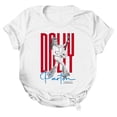 thumbnail image 2 of Women's Dolly Shirts Dolly Country Music Legend T‑Shirt, Crewneck Short Sleeve Vintage Retro Graphic Tee Loose Fit Casual Tops for Women Daily Outfit L, 2 of 5