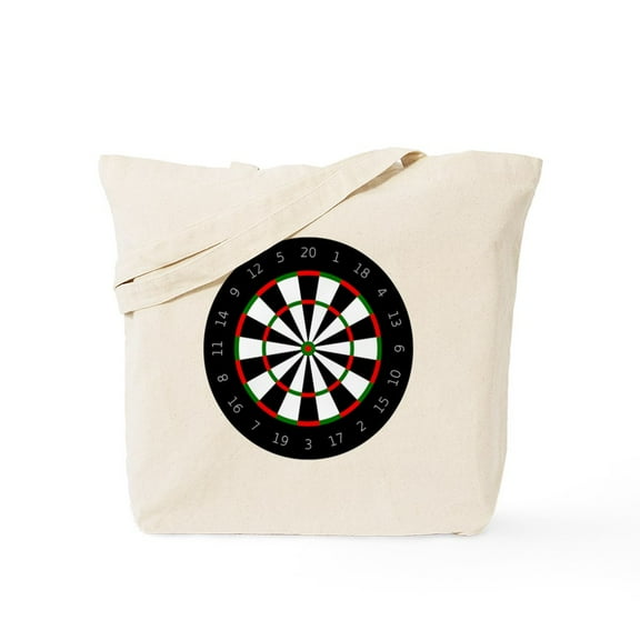 CafePress - LARGE DARTBOARD Tote Bag - Unisex Canvas Tote Bag, Beige, 1-Piece