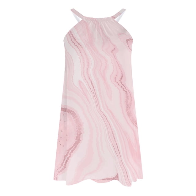 Ketyyh-chn99 Robe pour Femme Grande Taille Robe Mini Robe de Fête Combinaisons Manches à Volants Shorts Robe Mini m,m