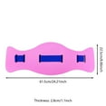 thumbnail image 2 of Swim Floating Band EVA Foam Material Back Floating Adjustable Buoyancy Nylon Buckle Versatile for Swim Training Pool Exercise Water Aerobics Kickboard Substitute, 2 of 5