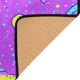 thumbnail image 4 of Purple Abstract Geometric Pattern Soft Polyester Area Rug 60''x39'', Non Slip, Memory Foam, Water Absorbent, 4 of 7