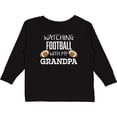 thumbnail image 3 of Inktastic Watching Football with my Grandpa Boys or Girls Long Sleeve Toddler T-Shirt, 3 of 5