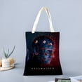 thumbnail image 2 of Hellraiser: Pinhead Bolso de tela con estampado de lienzo para mujer, bolsa de compras reutilizable y estética, con cremallera interior, regalo para mujer, 35 × 40 cm., 2 of 6
