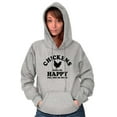 thumbnail image 3 of Chickens Make Me Happy Funny Country Unisex Plus Fleece Graphic Hoodie Brisco Brands 4X, 3 of 5
