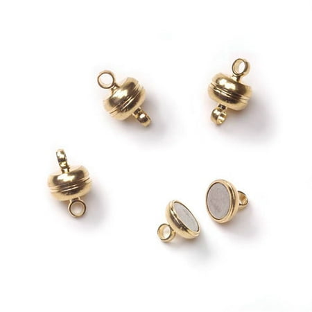 14k Gold Hidden Clasp - Mag Clasp Gold Color 7X11Mm 3Pcpkg