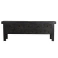 thumbnail image 4 of Pemberly Row 11-Drawer Reclaimed Pine Wood Console Table in Black, 4 of 7