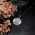 thumbnail image 5 of Picturesongold.Com Saint Gemma Galgani Medal - Round- 2/3 x 2/3 inch Size of Dime, Sterling Silver, 5 of 7