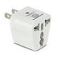 thumbnail image 2 of Paquete de 2 Adaptadores de Clavija Universal; Blanca, 2 of 4