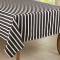 thumbnail image 5 of SARO 306.BW65104B Cotton Tablecloth with Striped Design, 5 of 5