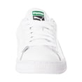 thumbnail image 4 of PU & MA Men's Basket Classic Leather Trainers, White, 4 of 6