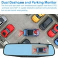 thumbnail image 3 of MesaSe 3 in 1 Camera Car Dash Cam with 4” Touch Screen  Car DVR 170 Degree 1080P HD Dash Cam Dual Lens Dashcam w/Rear View Camera Car Front Back Inside Video Recorder, 3 of 9