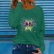 thumbnail image 1 of Xuyuer Carnival Womens Long Sleeve Shirts Fall Outfits 2025 Tops Fashion Clothing Crewneck Tee Blouses, 1 of 5