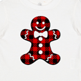thumbnail image 4 of Inktastic Buffalo Plaid Gingerbread Man Boys or Girls Baby T-Shirt, 4 of 5