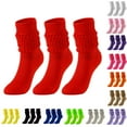 thumbnail image 3 of Women's 2026 Fashion Slouchy Socks Casual Soft Scrunch Socks Ankle Breeze Socks Cozy Relaxed Outfits Solid Basic Socks Stretch Comfy Essentials, 3 of 3