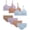 Blue/Nude/Purple Butterfly, variant on Girls Training Bra Underwear Set Seamless Training Bralette and Hipster Panties 7 Piece