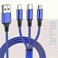 thumbnail image 2 of Fast USB Charging Cable for Samsung Universal 3 In 1 Multi Function Cell Phone Cord Charger Cable Type C, 2 of 4