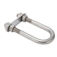 thumbnail image 1 of Bow Eye U, 12x130mm Marine Bow Stern Eye U avec Vis Réglable Matériel de Pont en Acier Inoxydable, 1 of 8