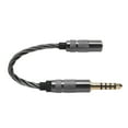 thumbnail image 2 of 4.4mm Male To 3.5mm Female Adapter Cable, 15cm/5.9in Oxidation Resisting Compact 4.4mm Headphone Cable Stereo High Resolution  For DMP-Z1, 2 of 8